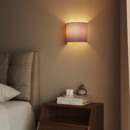 applique murale violette