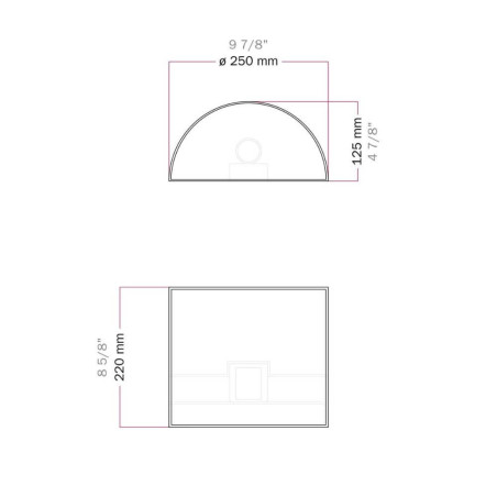applique demi lune en tissu vert