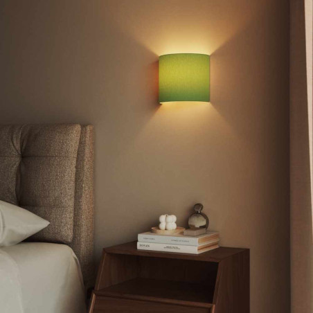 applique intérieur tissu vert pistache