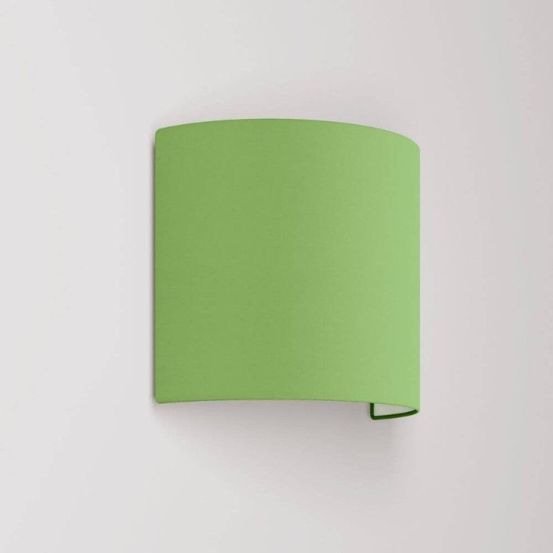 Applique murale en tissu vert pistache