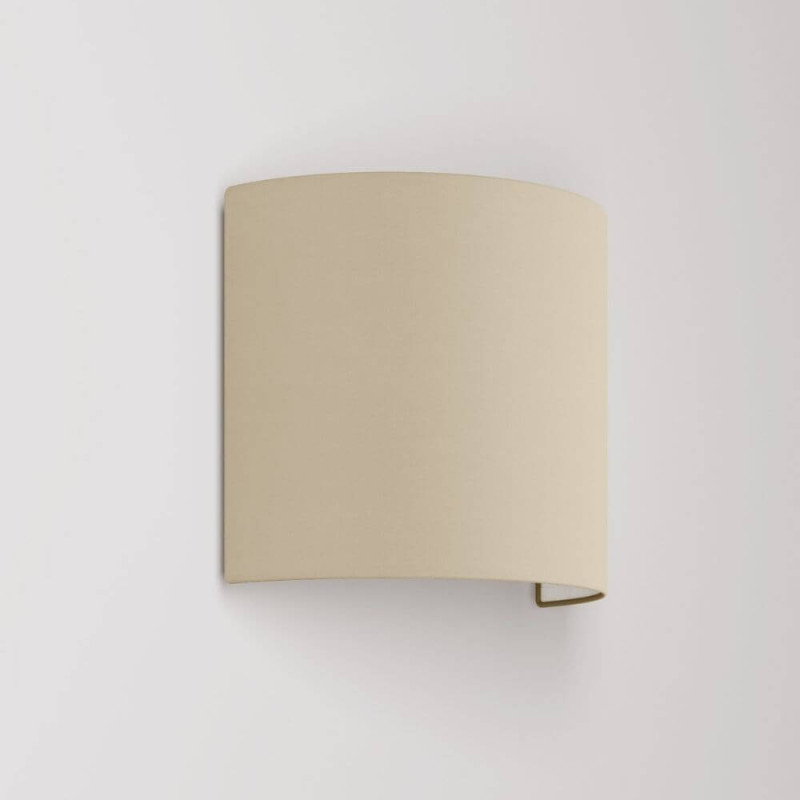 Applique murale en tissu gris clair