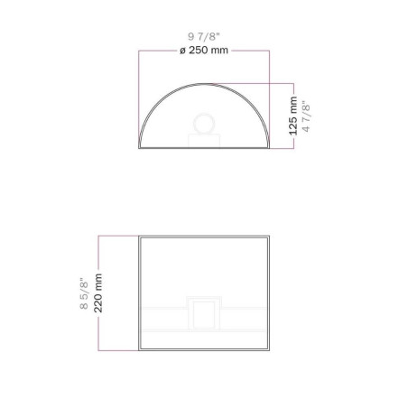 applique demi lune en tissu