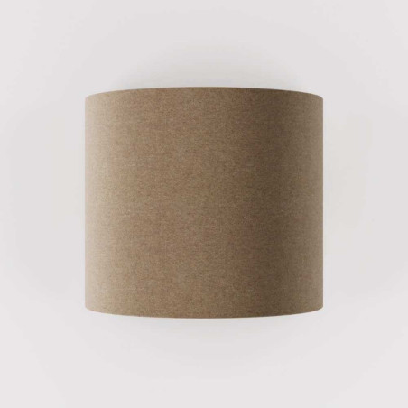 applique demi lune marron