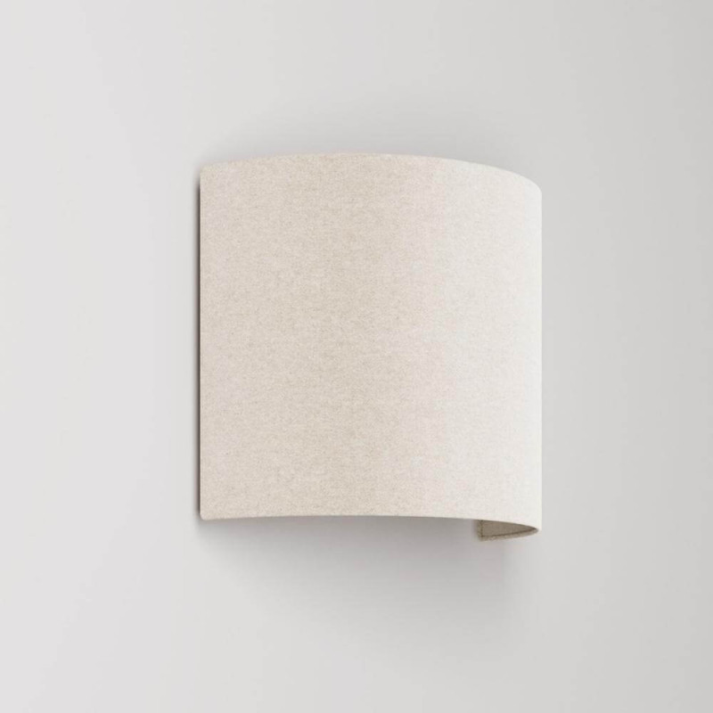 Applique murale en lin clair