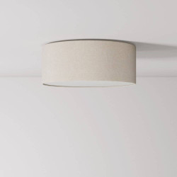 plafonnier tissu beige