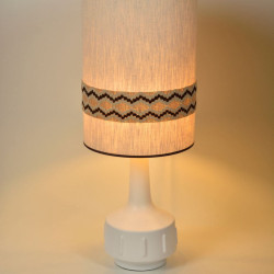 Lampe en céramique beige