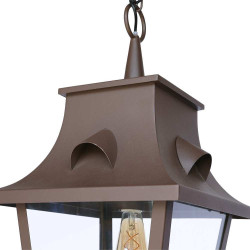 Lanterne suspendue vintage avec chaîne