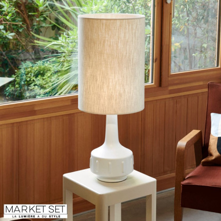 Lampe de table blanche