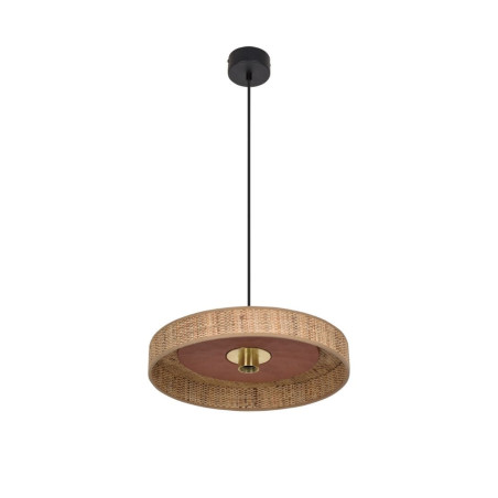 suspension cylindre marron