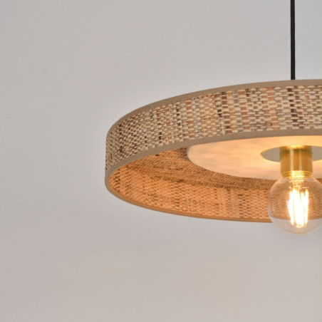 Suspension cylindre naturelle