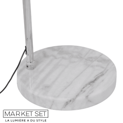 Lampadaire arc pied marbre