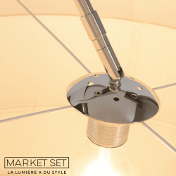 Lampadaire courbé douille E27