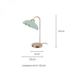lampe rétro verte