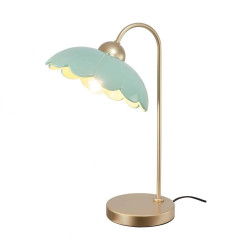 lampe de table rétro verte