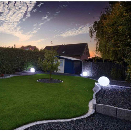 Boule extérieur blanche