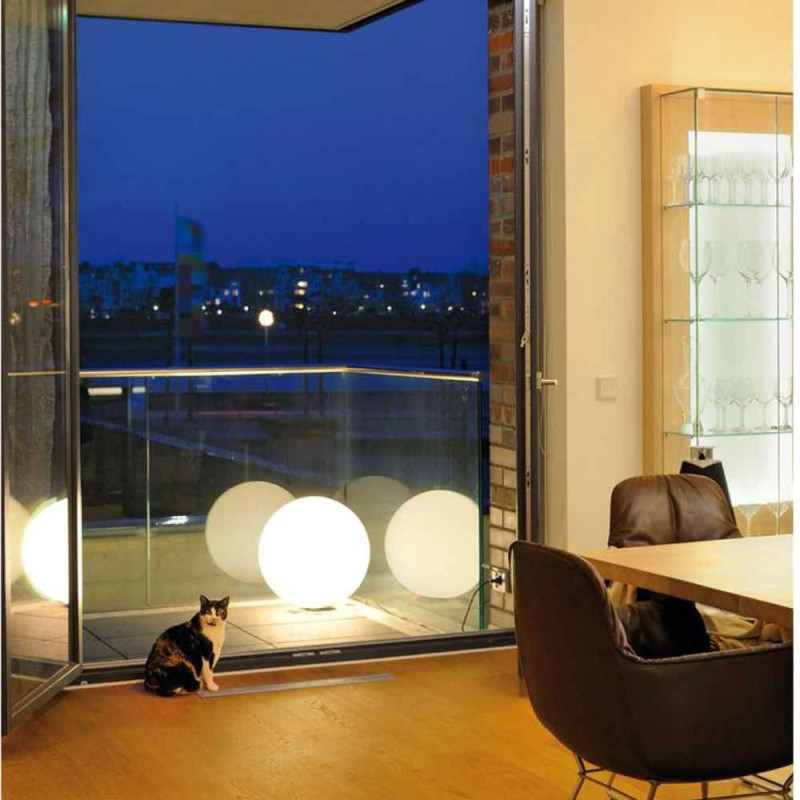 boule extérieur blanche 40cm