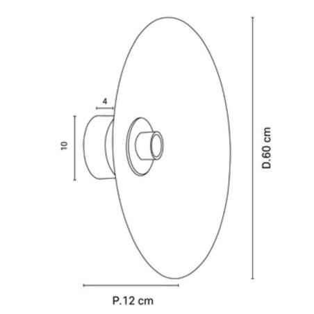 Dimensions grande applique murale
