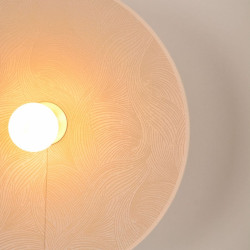 Applique tissu beige