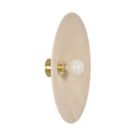 Applique beige métal