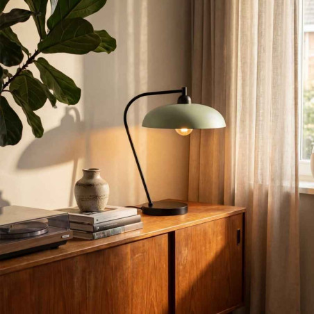 Lampe à poser rétro verte