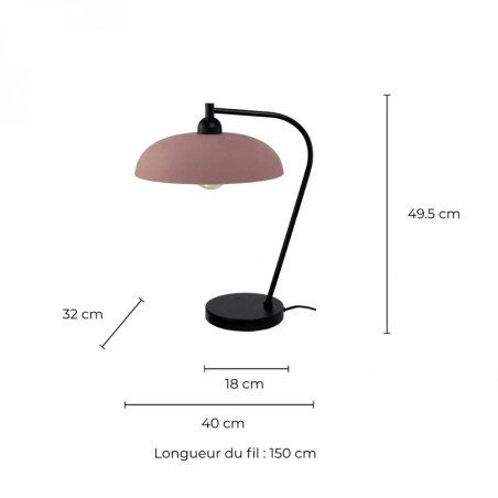 dimensions lampe de table