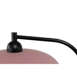 lampe de table rose et noir