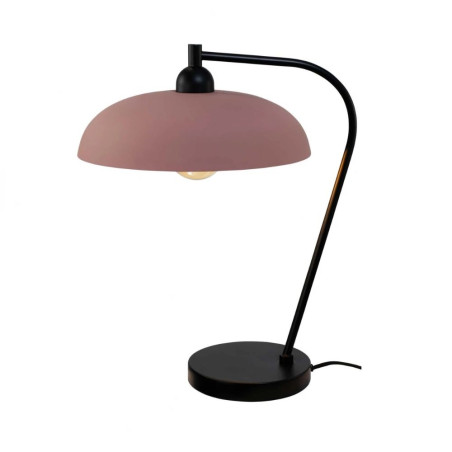 lampe de table rétro rose