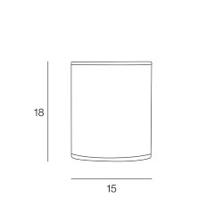 Dimensions abat-jour cylindre