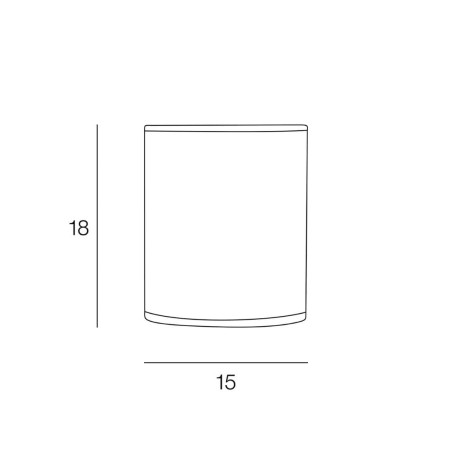Dimensions abat-jour cylindre