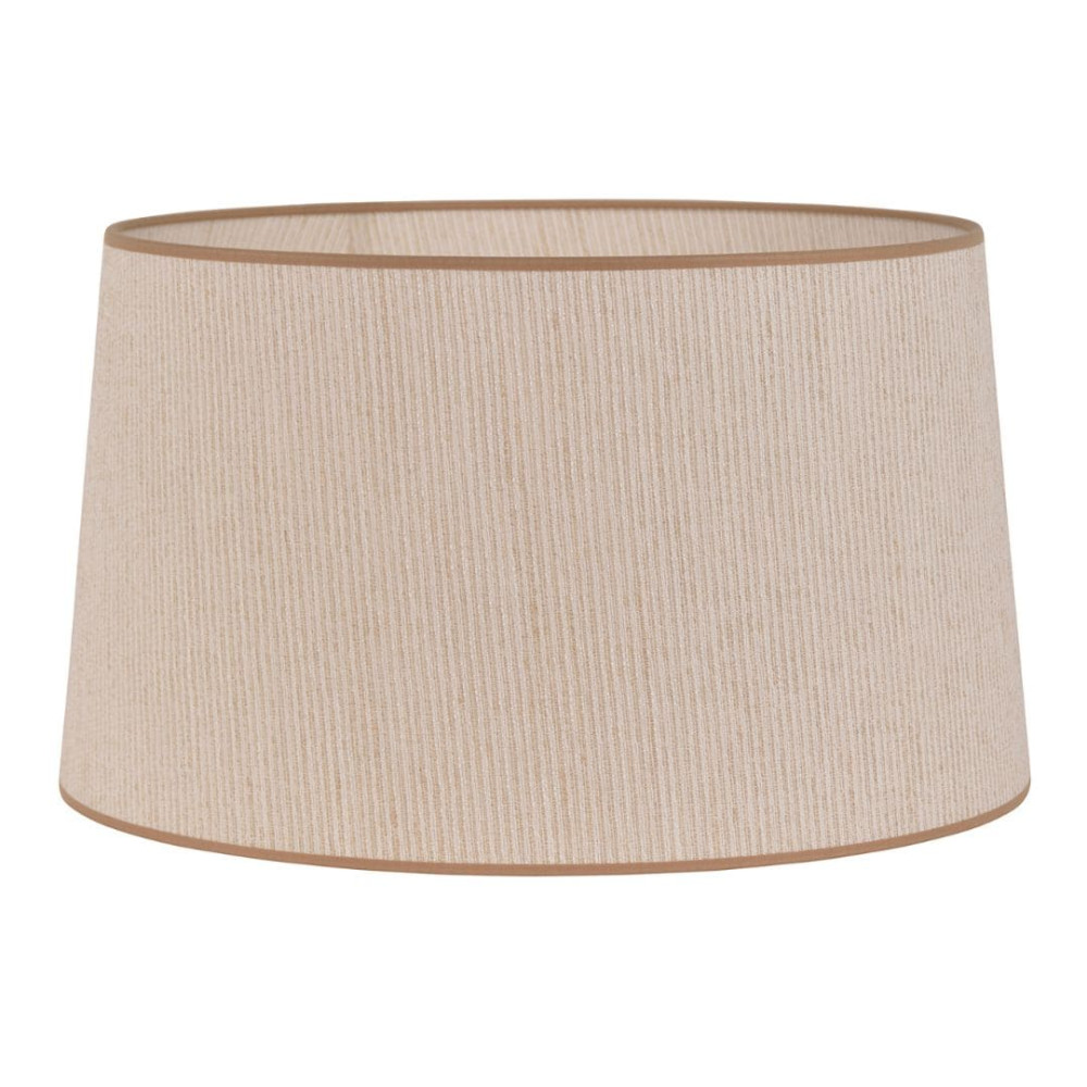 Grand abat-jour beige texturé