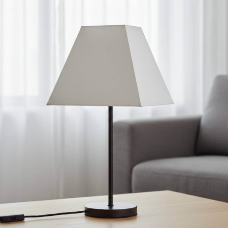 abat-jour blanc cassé pour lampe