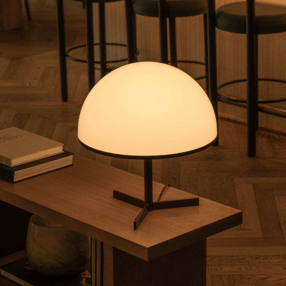 lampe de table arrondie