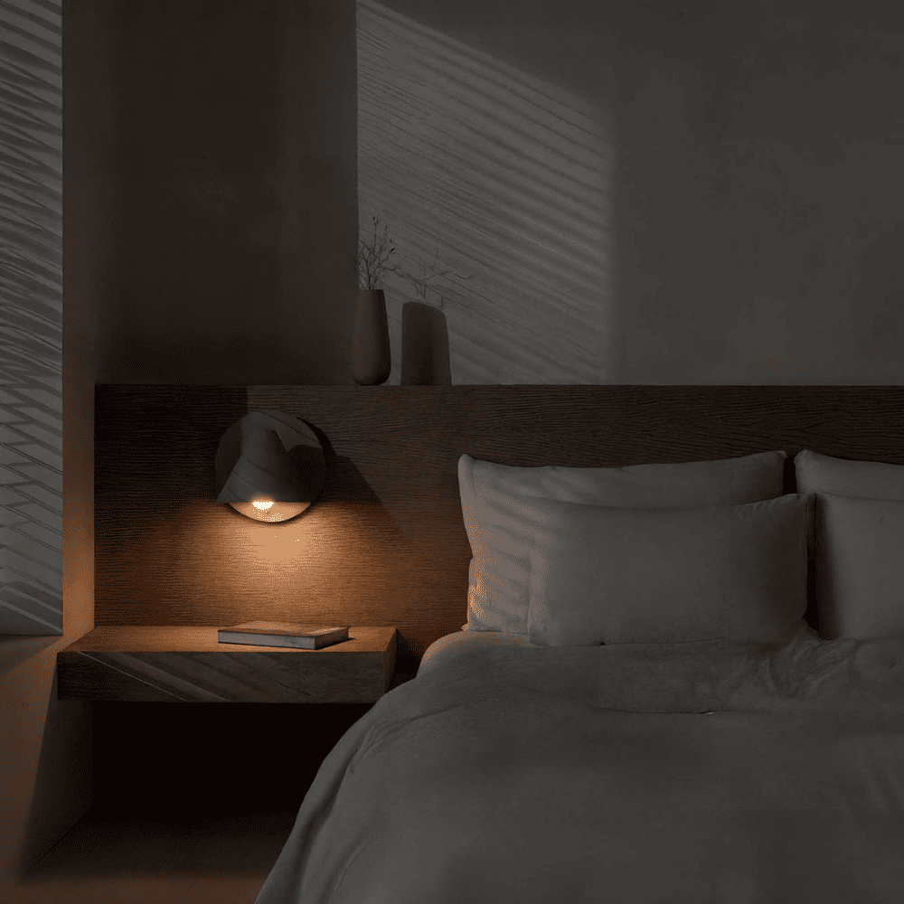 Applique verte de chevet