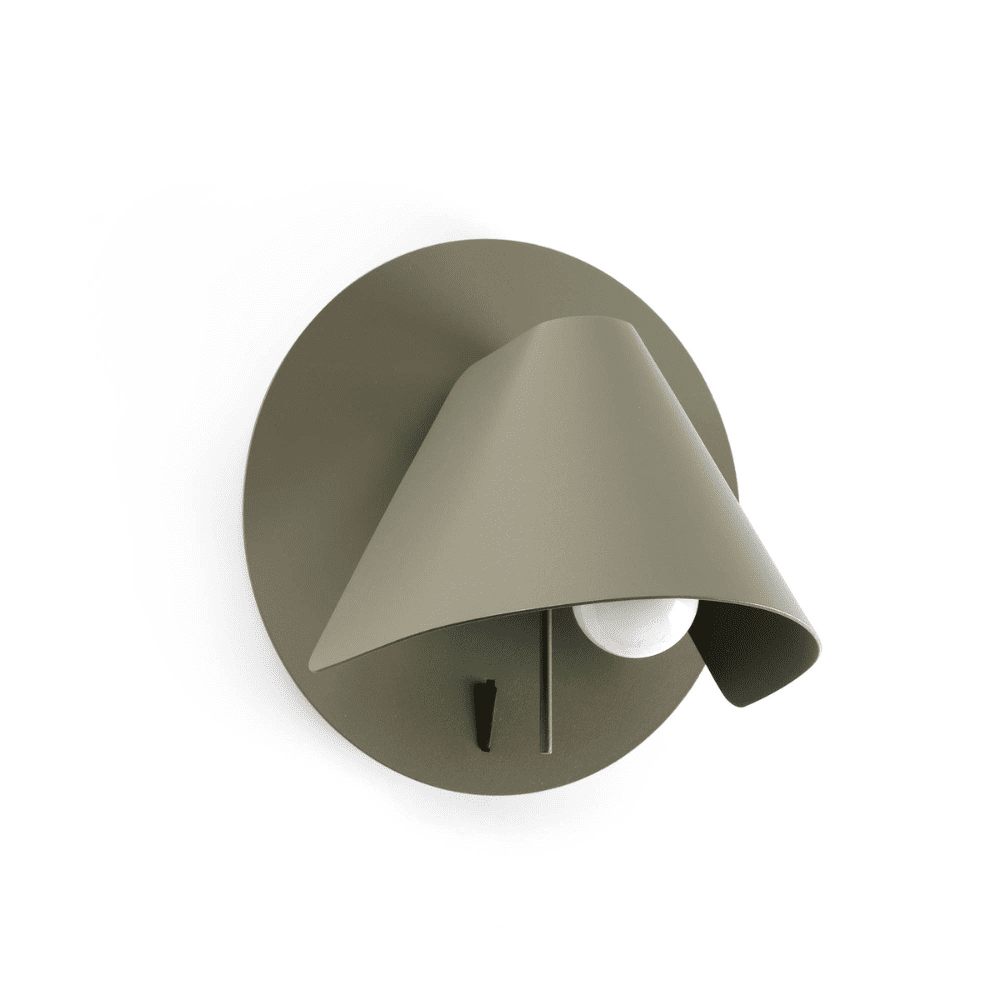 Applique de chevet verte