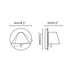 Dimensions petite applique verte