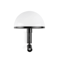 applique liseuse champignon noir et blanc