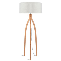 Lampadaire trépied bois