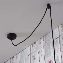 Suspension deux abat-jour bambou