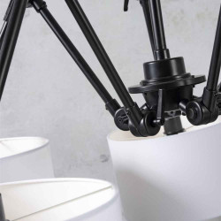Suspension noire à cinq bras orientables