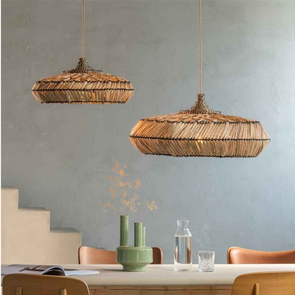 Grande suspension fibres naturelles