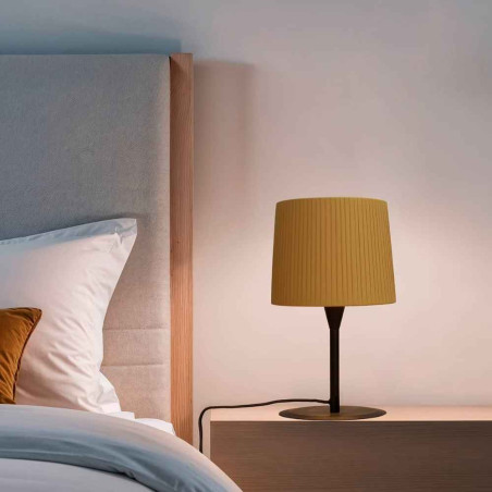 Lampe de table noir et jaune