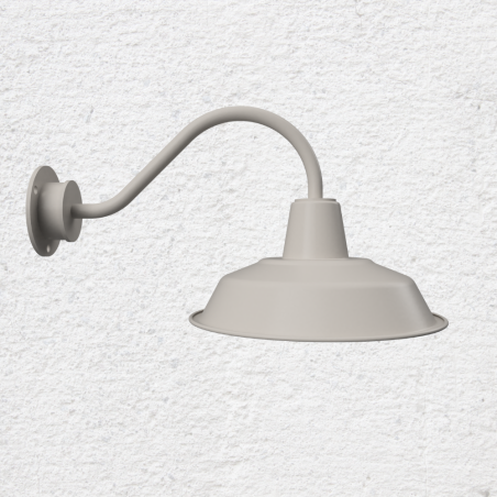 Applique extérieure col de cygne