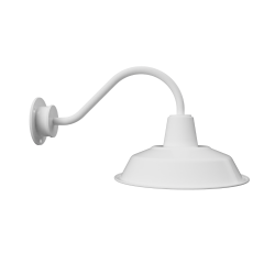 applique col de cygne blanc