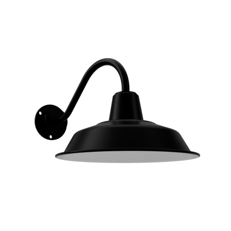 applique extérieure noire