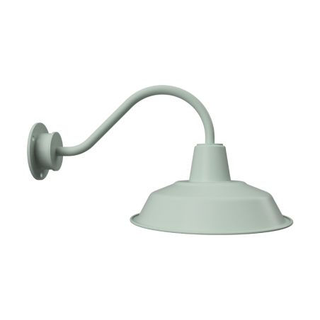 applique col de cygne alu vert d'eau