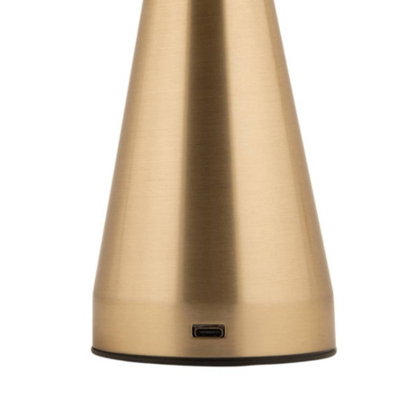 Lampe a poser champignon doré