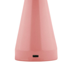 Lampe portable rose clair