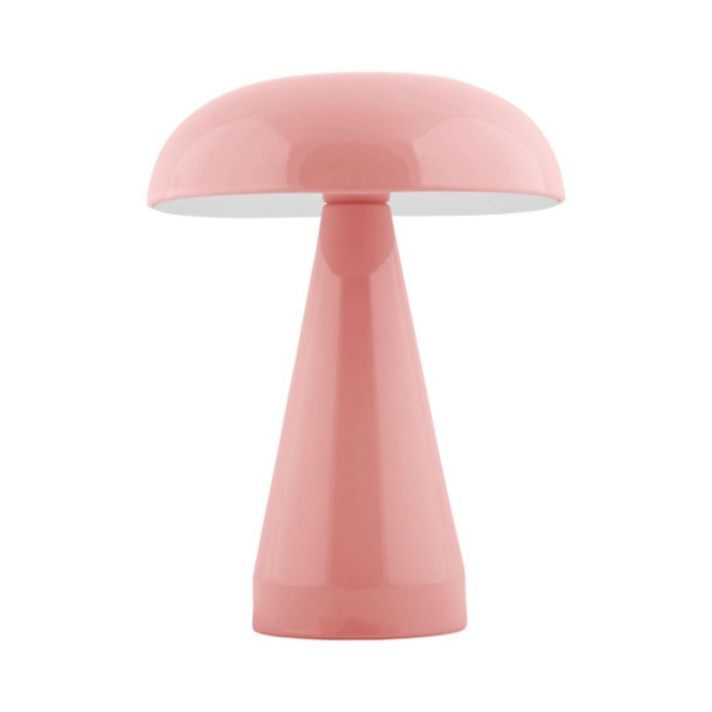 Lampe de table rose clair