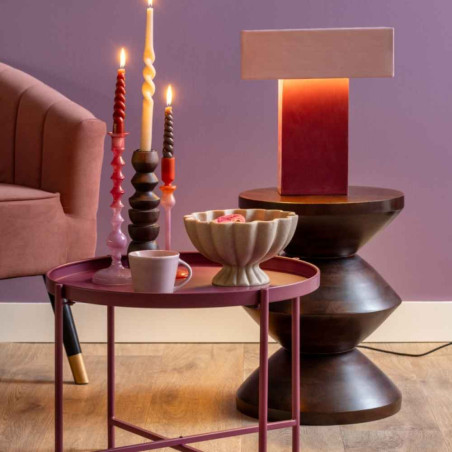 Lampe à poser violette