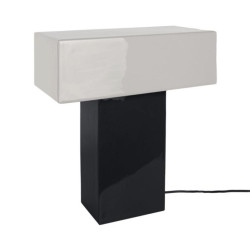 lampe de table design noir